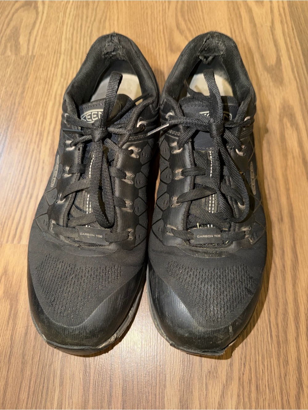 KEEN Men's Black Carbon Toe Low Height Utility Sneakers Size 11